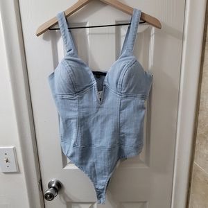Denim body suit 11